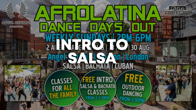 THE AFROLATINA DANCE DAYS OUT - AUGUST 2026 - SALSA INTRO CLASS